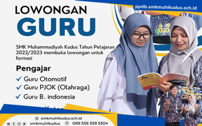 Lowongan Guru SMK Muhammadiyah Kudus 2023